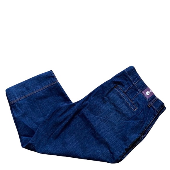 GLORIA VANDERBILT Dark Wash Denim Cropped Jeans Capri Style Womens Size … - Picture 2 of 3